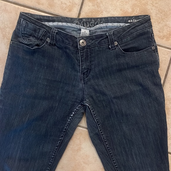 Mudd Y2K 5 pocket Skinny Jeans juniors size 9 - Picture 2 of 10